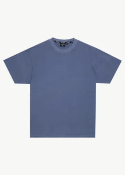 T-Shirts<Afends Foundation  - Boxy Tee Washed Marlin