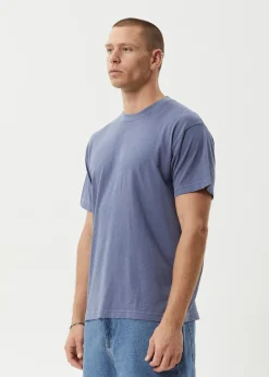 T-Shirts<Afends Foundation  - Boxy Tee Washed Marlin