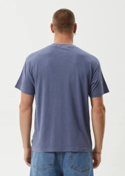 T-Shirts<Afends Foundation  - Boxy Tee Washed Marlin