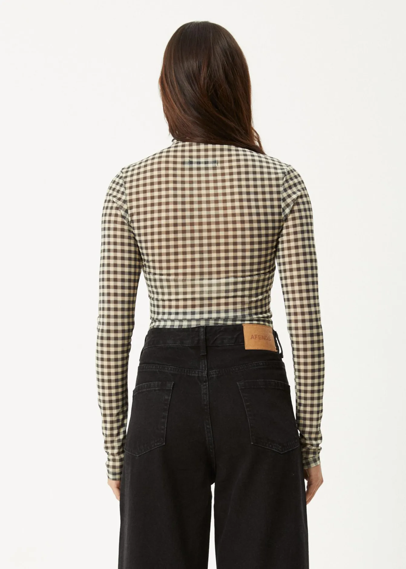 Sets & Co-Ords|Long Sleeve<Afends Gambet - Sheer Long Sleeve Top Black / Sand