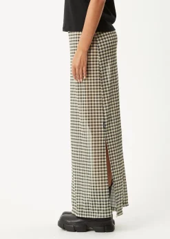 Sets & Co-Ords|Skirts<Afends Gambet - Sheer Maxi Skirt Black / Sand