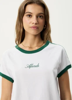 Tees & Shirts<Afends Games  - Regular Tee White