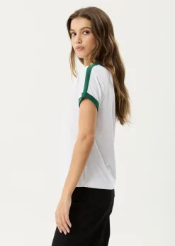 Tees & Shirts<Afends Games  - Regular Tee White