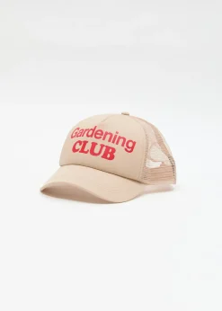 Accessories|Accessories<Afends Gardening Club  - Trucker Cap Taupe