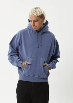 Sweaters & Hoodies|Outerwear<Afends Genesis - Boxy Hoodie Washed Marlin