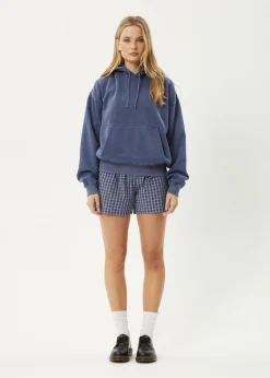 Sweaters & Hoodies|Outerwear<Afends Genesis - Boxy Hoodie Washed Marlin