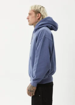 Sweaters & Hoodies|Outerwear<Afends Genesis - Boxy Hoodie Washed Marlin