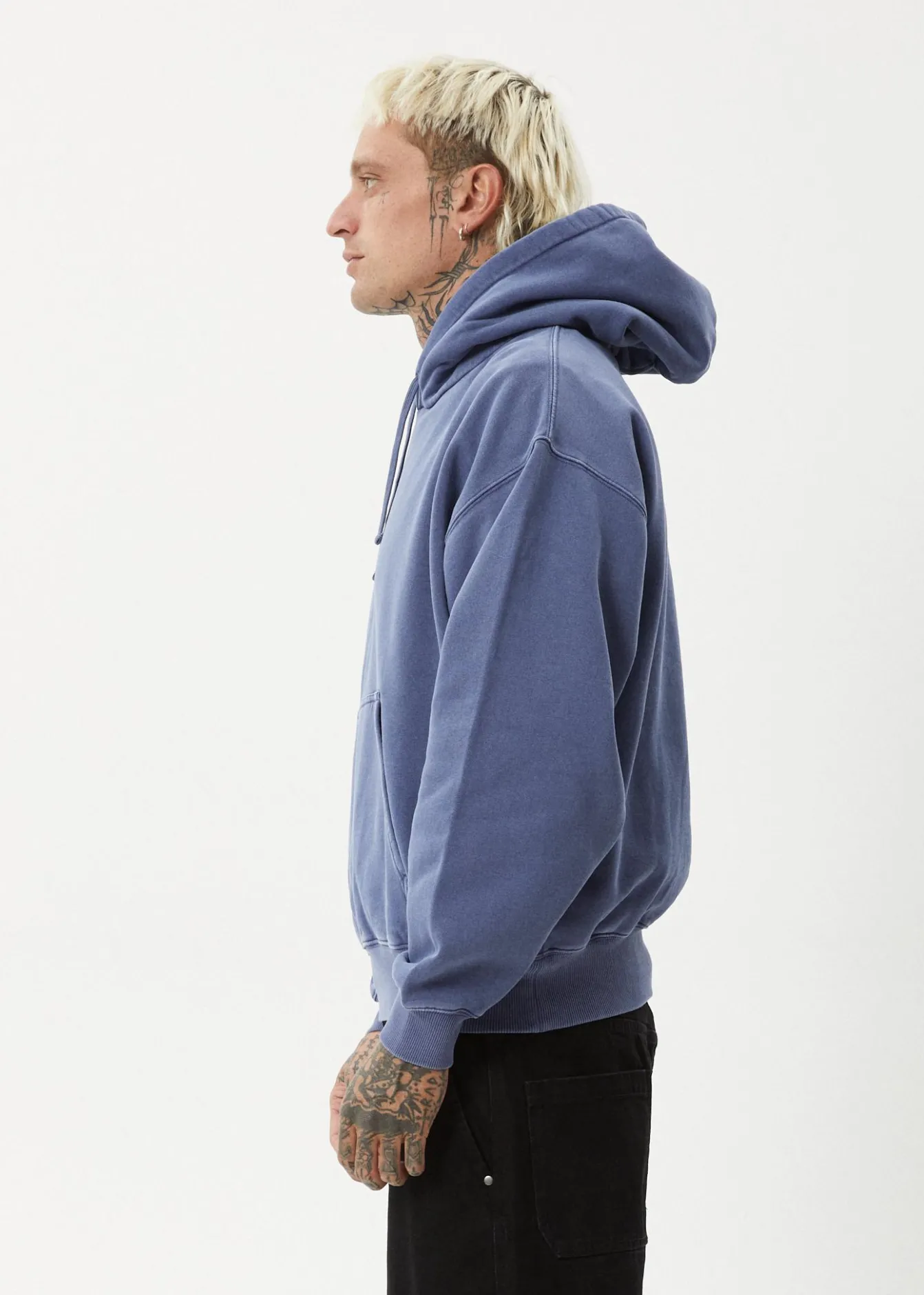 Sweaters & Hoodies|Outerwear<Afends Genesis - Boxy Hoodie Washed Marlin