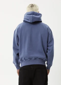 Sweaters & Hoodies|Outerwear<Afends Genesis - Boxy Hoodie Washed Marlin