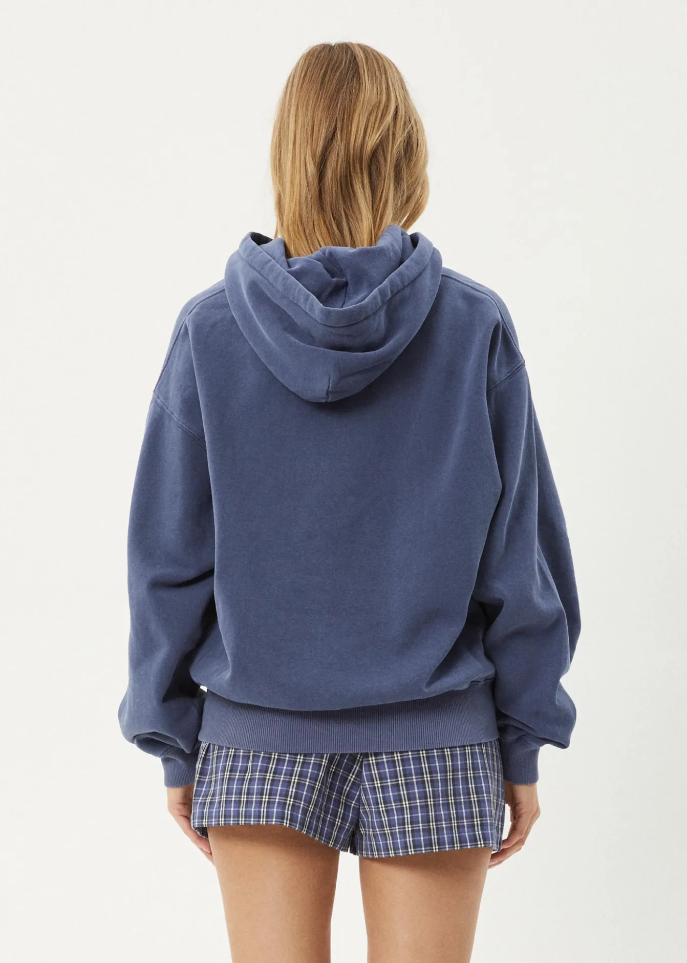 Sweaters & Hoodies|Outerwear<Afends Genesis - Boxy Hoodie Washed Marlin