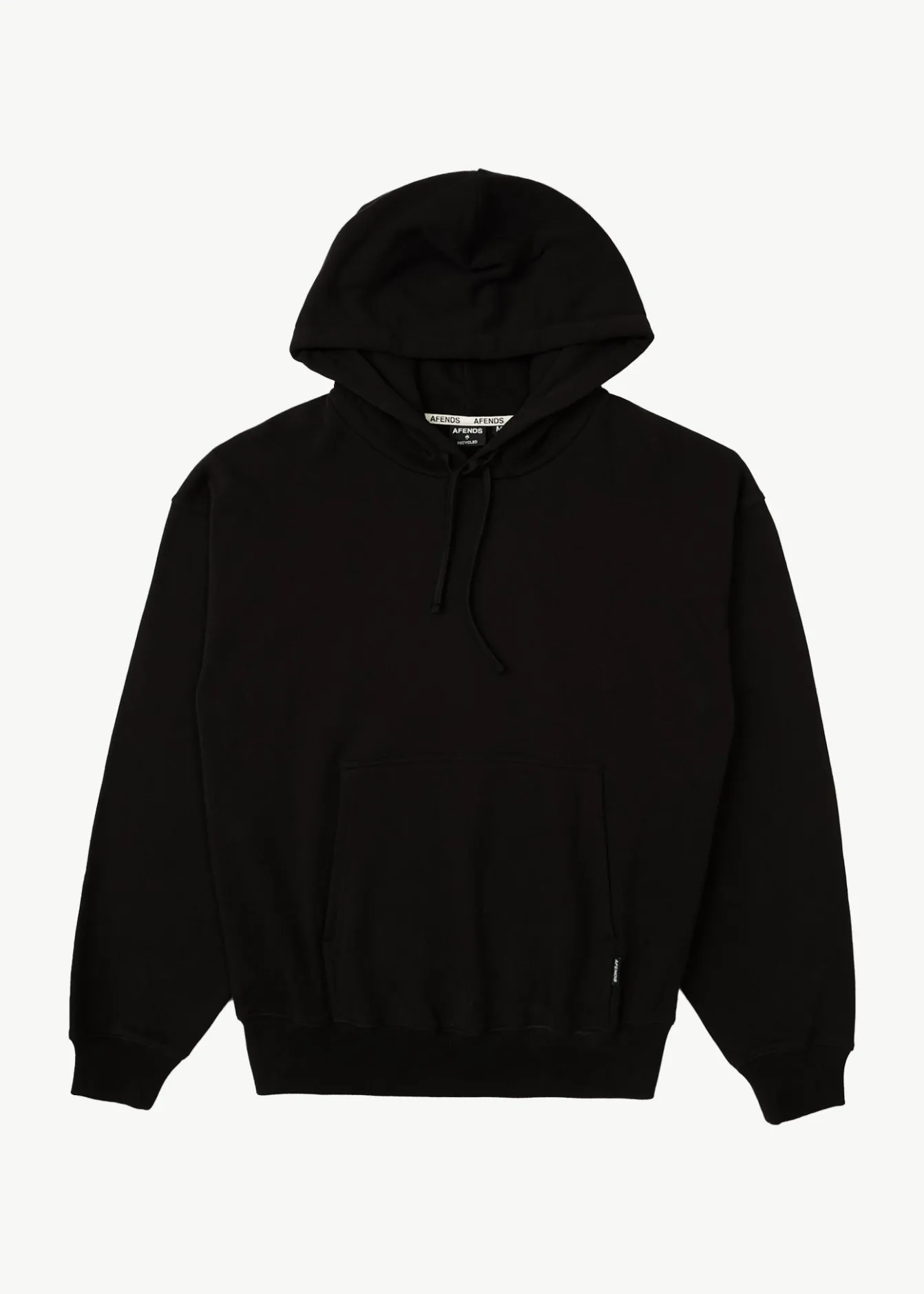 Sweaters & Hoodies|Outerwear<Afends Genesis - Boxy Hoodie Black