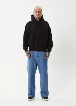 Sweaters & Hoodies|Outerwear<Afends Genesis - Boxy Hoodie Black
