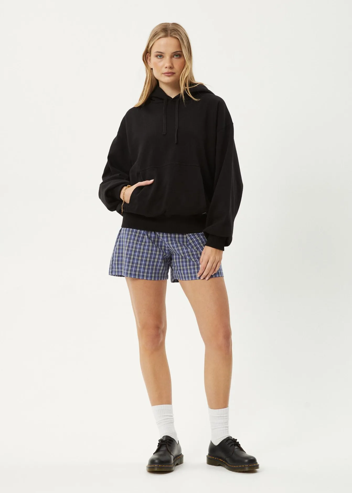 Sweaters & Hoodies|Outerwear<Afends Genesis - Boxy Hoodie Black
