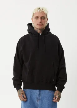 Sweaters & Hoodies|Outerwear<Afends Genesis - Boxy Hoodie Black