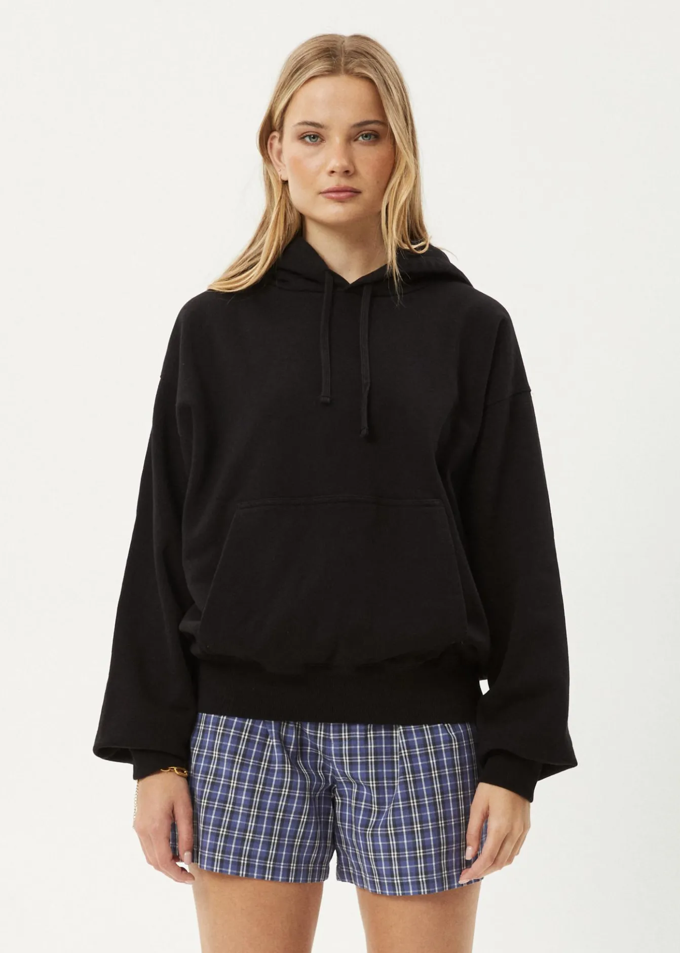 Sweaters & Hoodies|Outerwear<Afends Genesis - Boxy Hoodie Black