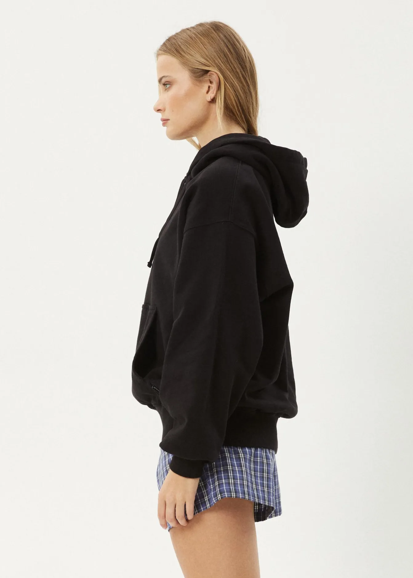 Sweaters & Hoodies|Outerwear<Afends Genesis - Boxy Hoodie Black