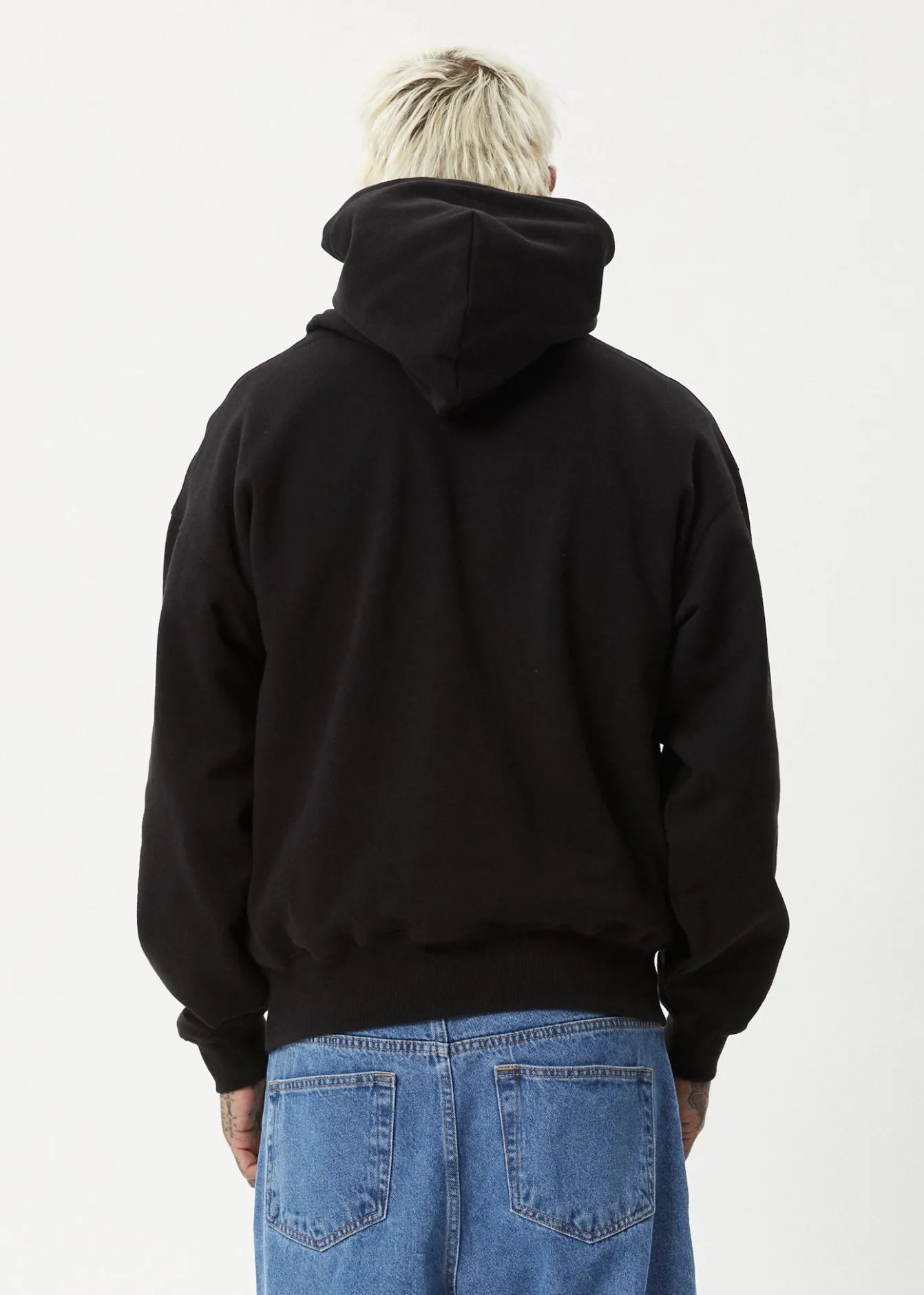 Sweaters & Hoodies|Outerwear<Afends Genesis - Boxy Hoodie Black