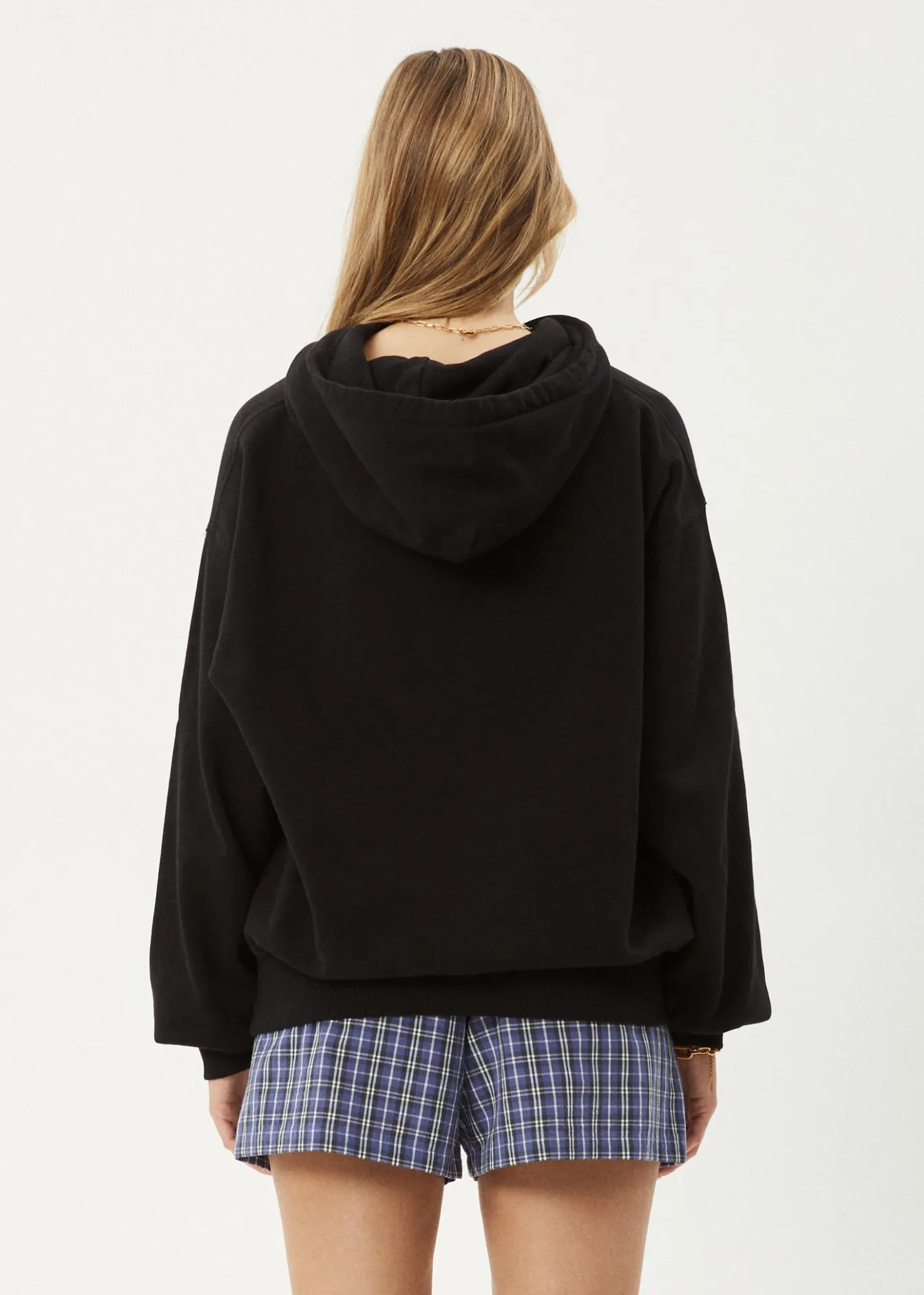 Sweaters & Hoodies|Outerwear<Afends Genesis - Boxy Hoodie Black