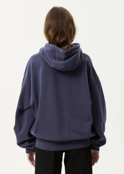 Sweaters & Hoodies|Outerwear<Afends Genesis - Boxy Hoodie Washed Deep Sea