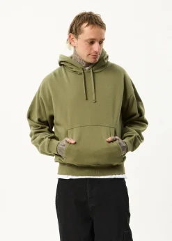 Sweaters & Hoodies|Outerwear<Afends Genesis - Boxy Hoodie Military