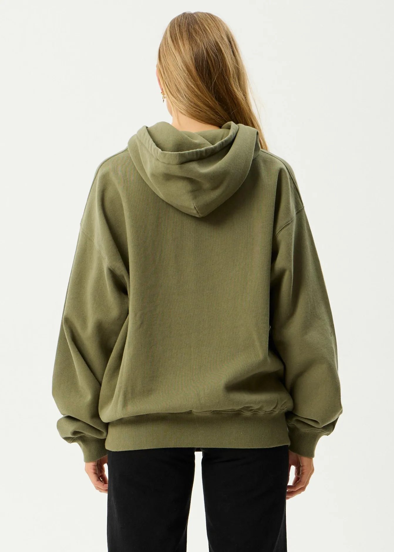Sweaters & Hoodies|Outerwear<Afends Genesis - Boxy Hoodie Military