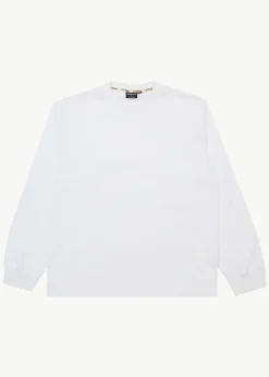 Long Sleeve<Afends Genesis  - Boxy Long Sleeve Tee White