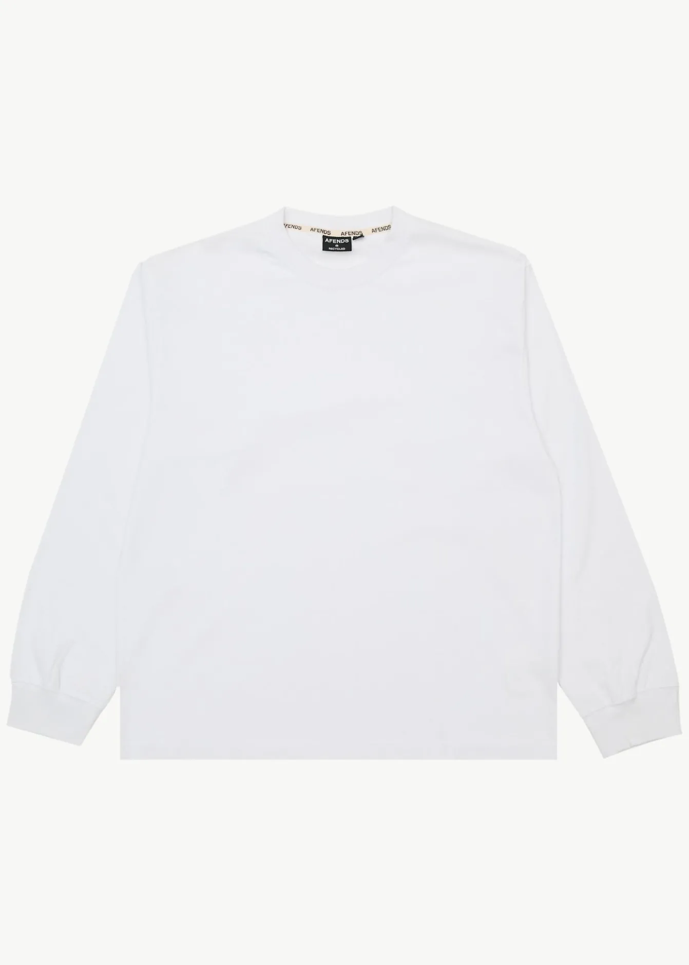 Long Sleeve<Afends Genesis - Boxy Long Sleeve Tee White