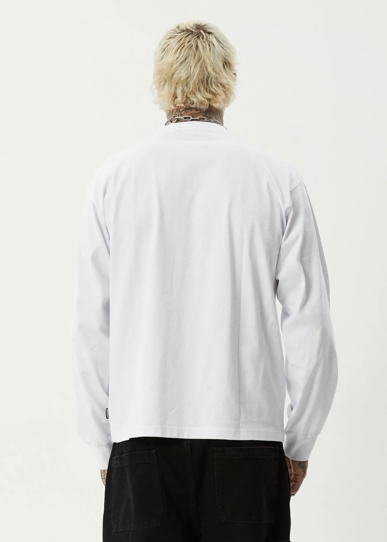 Long Sleeve<Afends Genesis - Boxy Long Sleeve Tee White