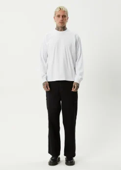 Long Sleeve<Afends Genesis - Boxy Long Sleeve Tee White