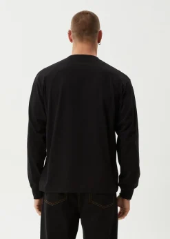 Long Sleeve<Afends Genesis  - Boxy Long Sleeve Tee Black