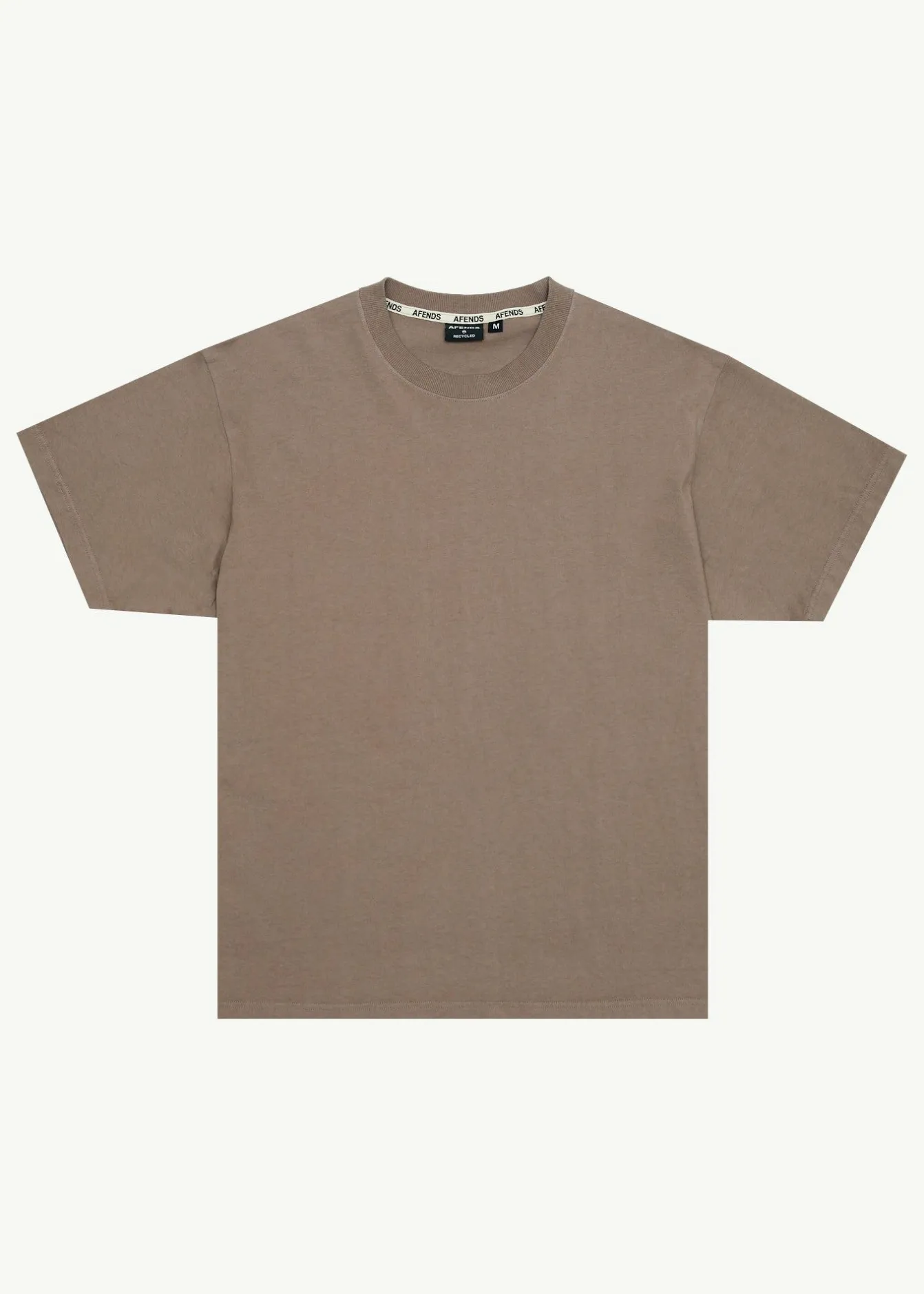Tees & Shirts|T-Shirts<Afends Genesis - Heavyweight Boxy Tee Fossil