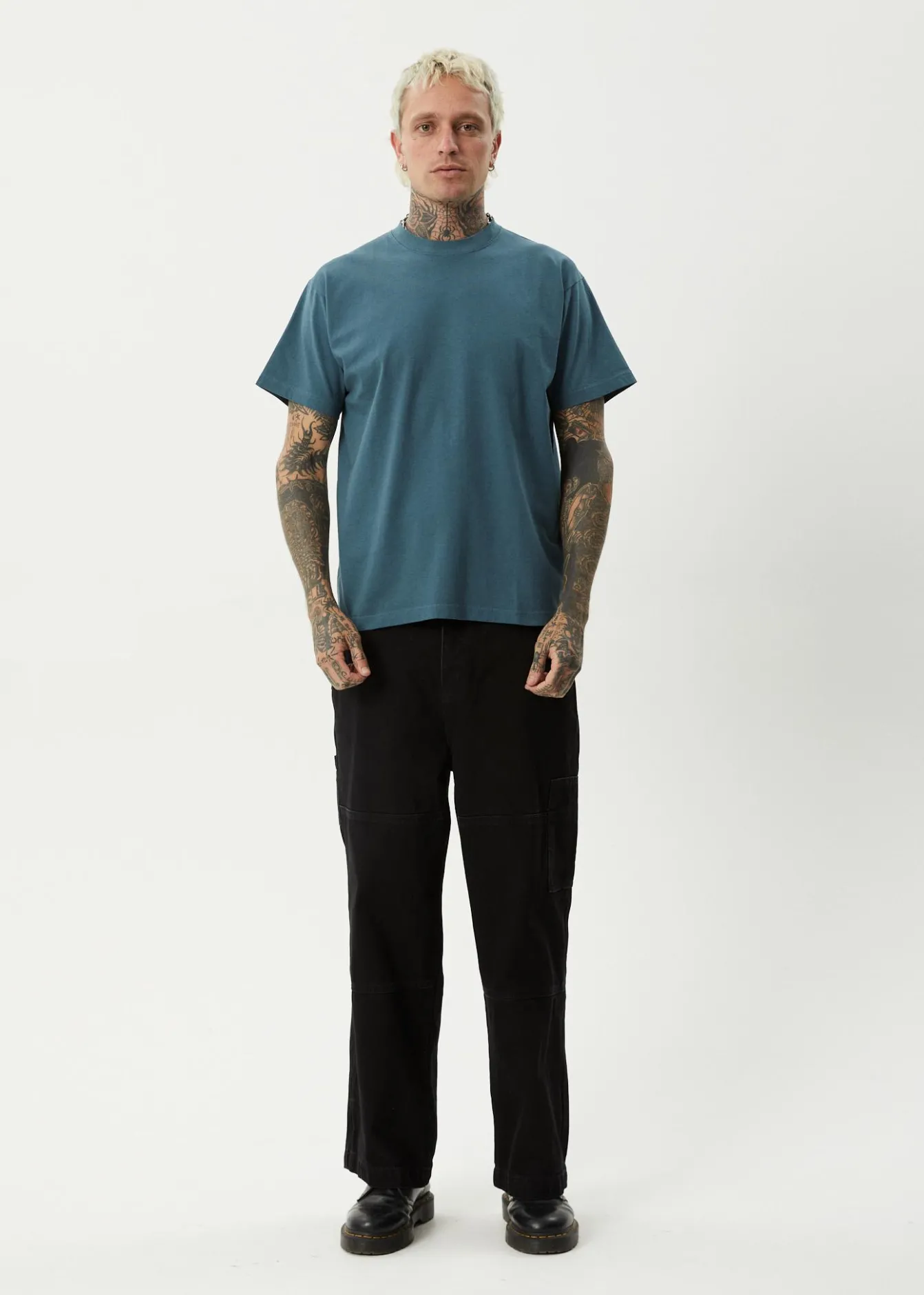 T-Shirts|Tees & Shirts<Afends Genesis - Heavyweight Boxy Tee Fuel