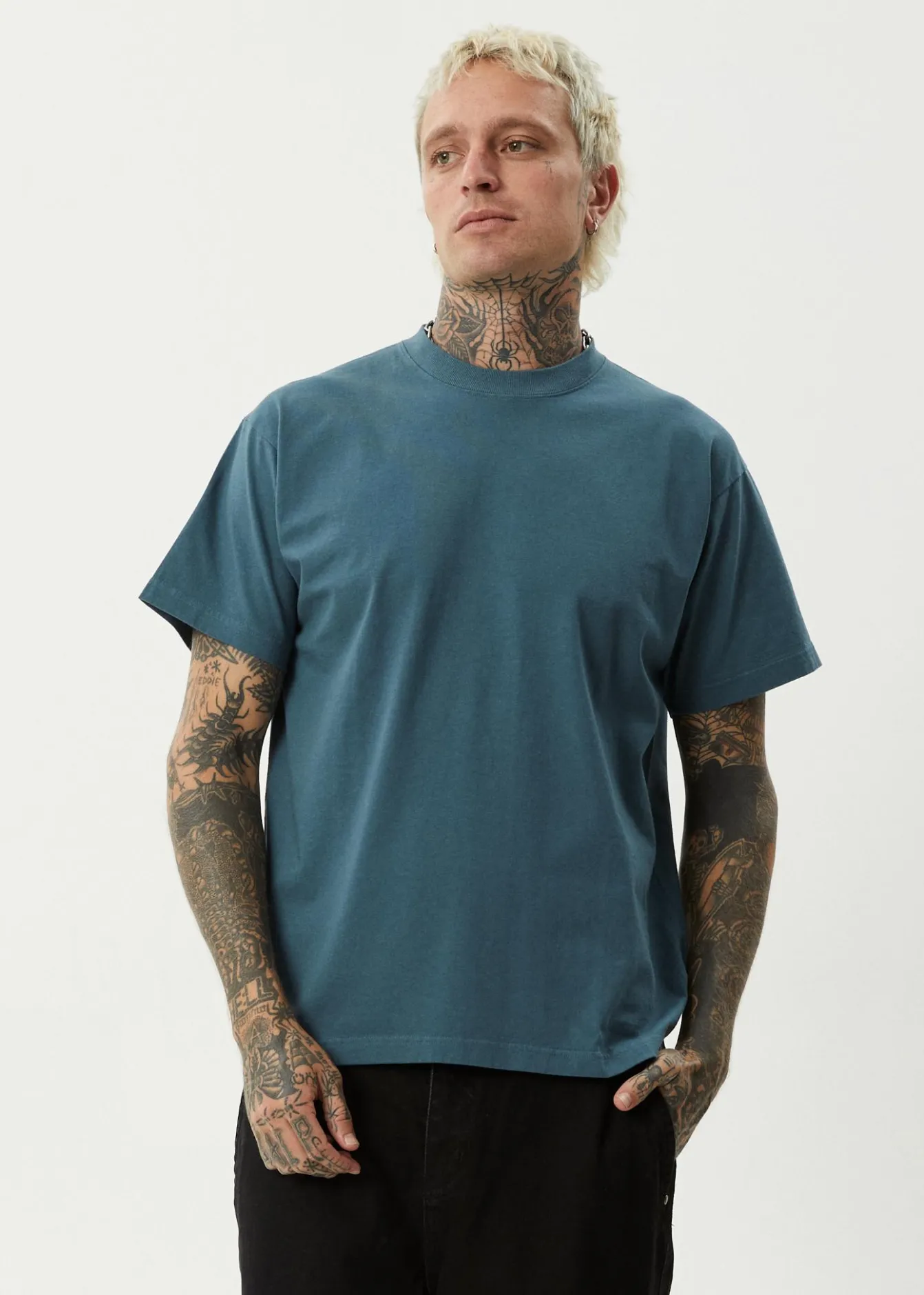 T-Shirts|Tees & Shirts<Afends Genesis - Heavyweight Boxy Tee Fuel