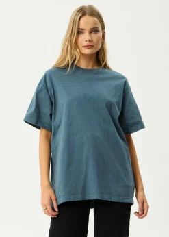 T-Shirts|Tees & Shirts<Afends Genesis - Heavyweight Boxy Tee Fuel