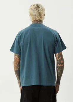 T-Shirts|Tees & Shirts<Afends Genesis - Heavyweight Boxy Tee Fuel