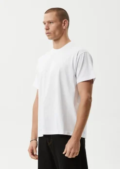 T-Shirts|Tees & Shirts<Afends Genesis  - Heavyweight Boxy Tee White