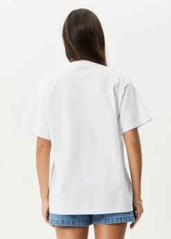 T-Shirts|Tees & Shirts<Afends Genesis  - Heavyweight Boxy Tee White