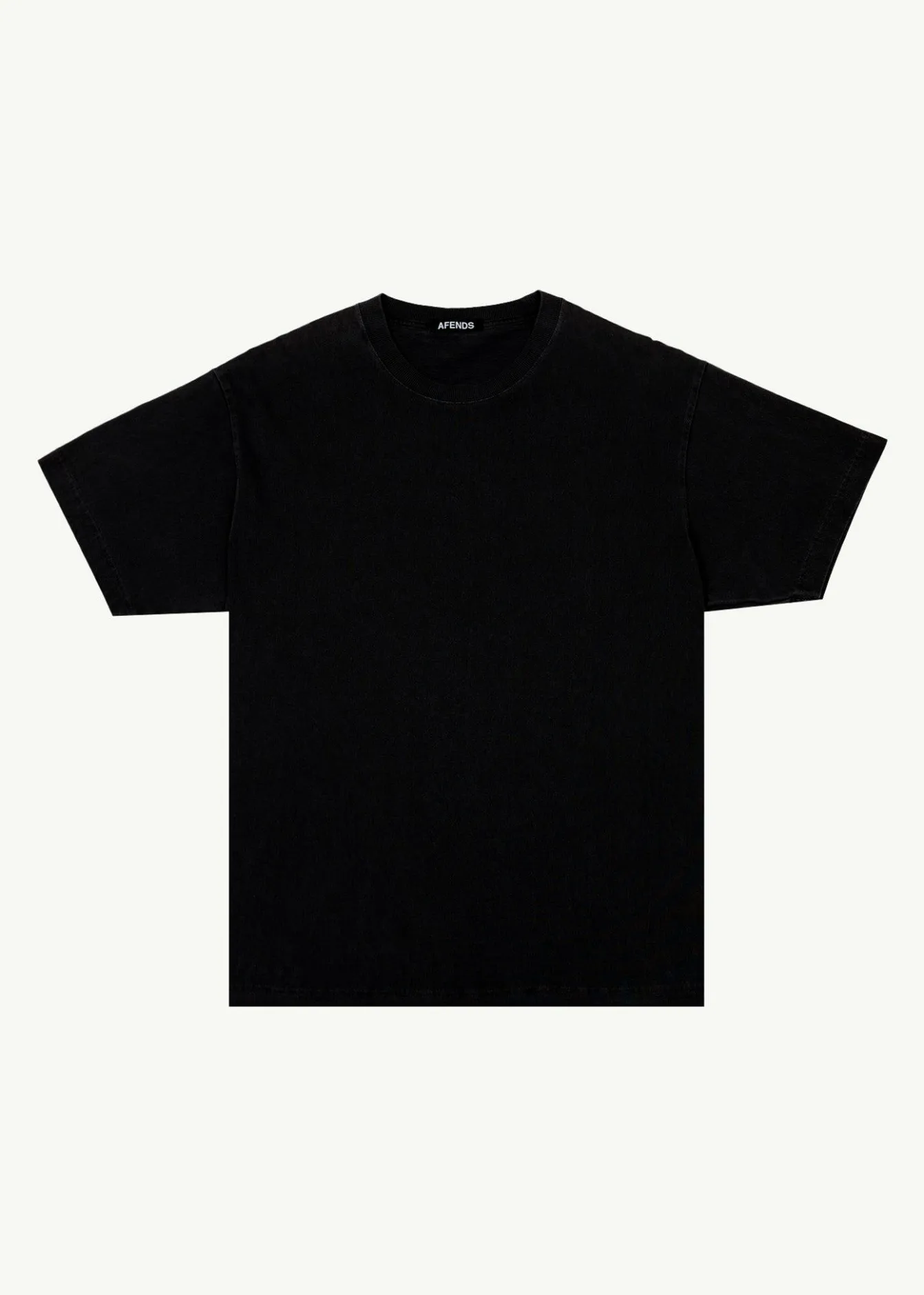 T-Shirts|Tees & Shirts<Afends Genesis - Heavyweight Boxy Tee Black