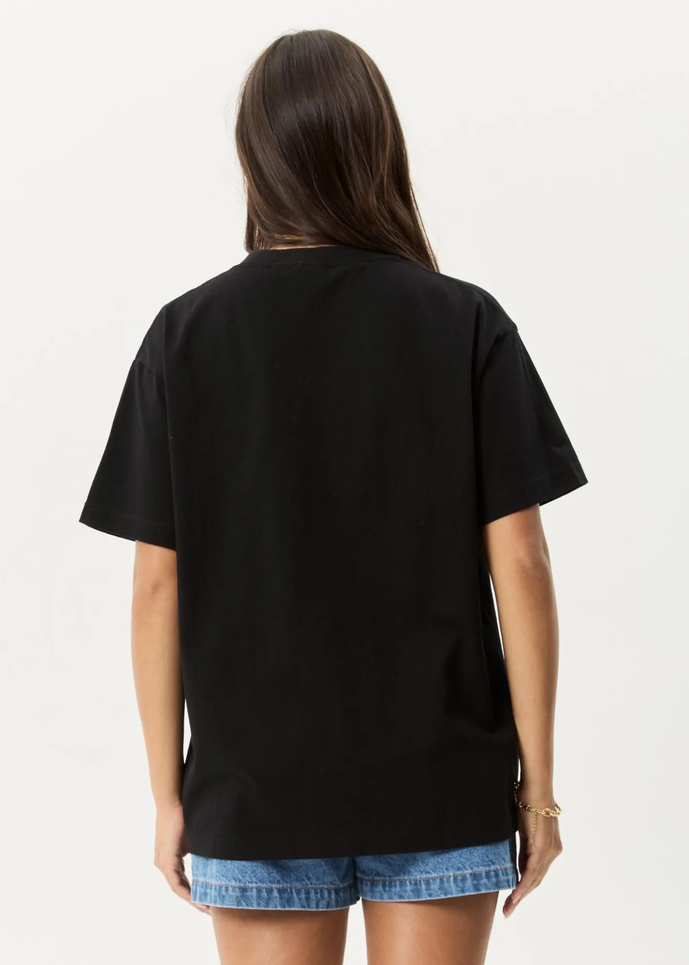 T-Shirts|Tees & Shirts<Afends Genesis - Heavyweight Boxy Tee Black