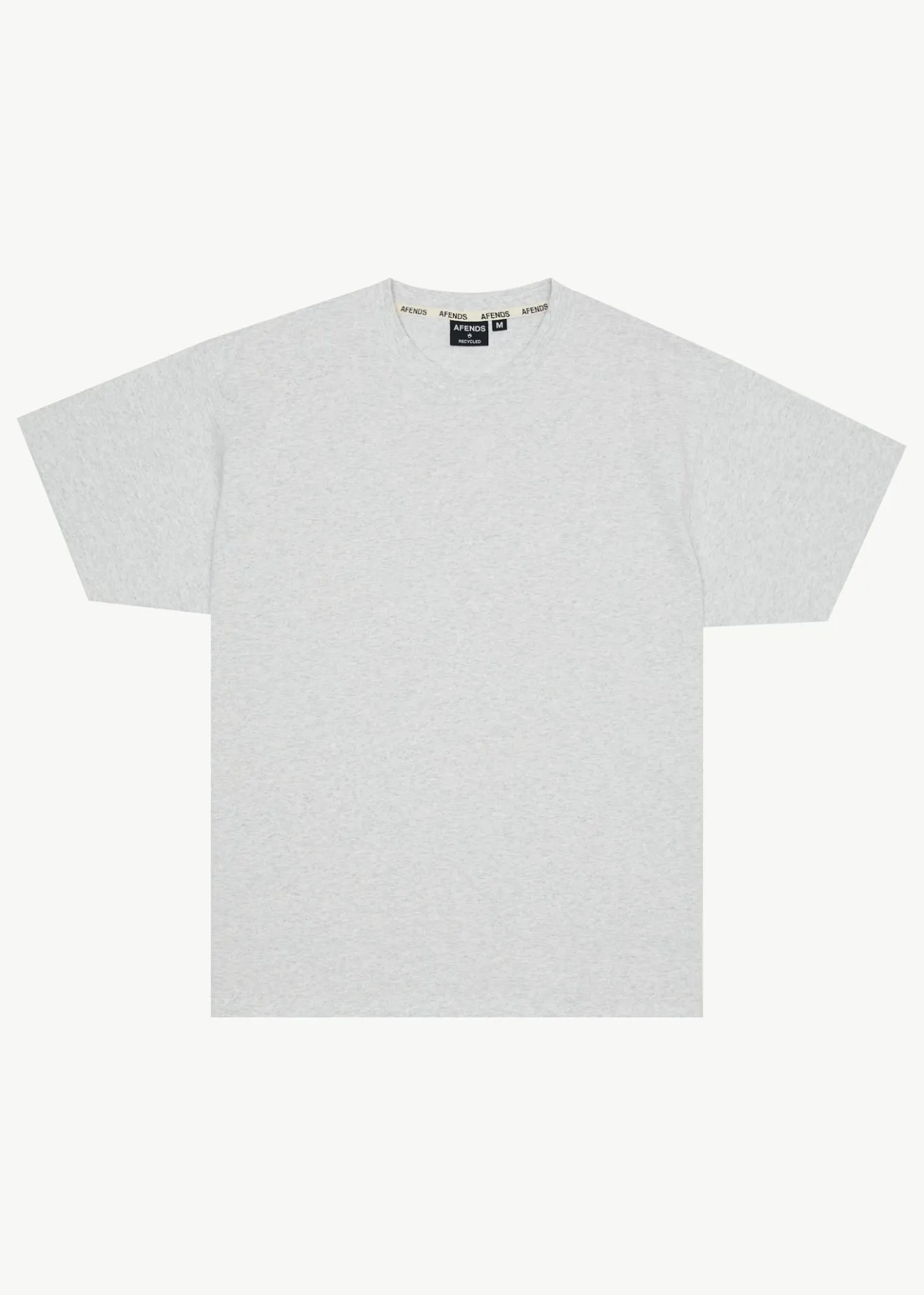 T-Shirts<Afends Genesis - Heavyweight Boxy Tee Grey Marle