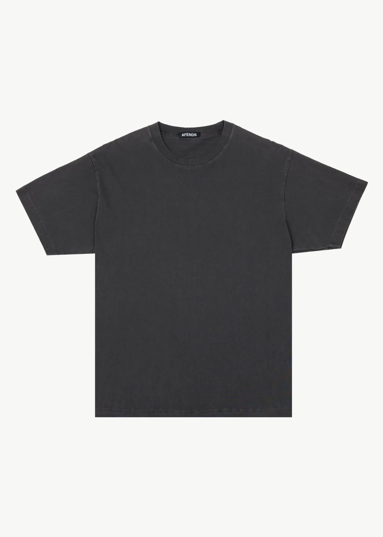 T-Shirts|Tees & Shirts<Afends Genesis - Heavyweight Boxy Tee Stone Black