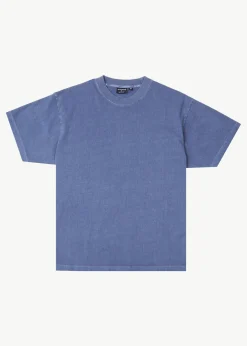 T-Shirts<Afends Genesis  - Heavyweight Boxy Tee Washed Marlin