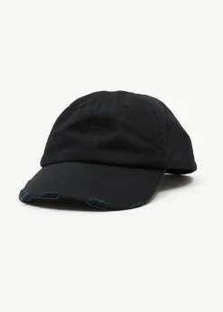Accessories|Accessories<Afends Genesis  - Six Panel Cap Stone Black