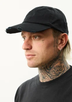 Accessories|Accessories<Afends Genesis - Six Panel Cap Stone Black
