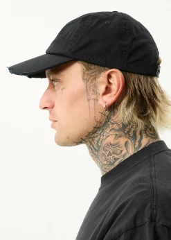 Accessories|Accessories<Afends Genesis - Six Panel Cap Stone Black