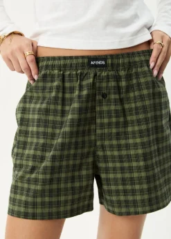 Sets & Co-Ords|Shorts<Afends Ghost  - Boxer Short Oil Green