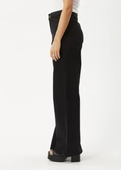 Jeans<Afends Gigi  - Denim Flared Jean Washed Black