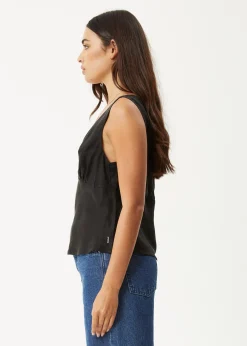 Sets & Co-Ords|Sleeveless<Afends Giselle - Cupro Sleeveless Top Black