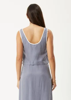 Sets & Co-Ords|Sleeveless<Afends Giselle  - Cupro Tank Marlin