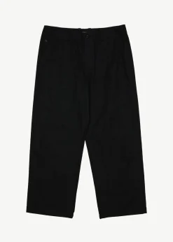 Pants<Afends Glider - Pleated Pant Black